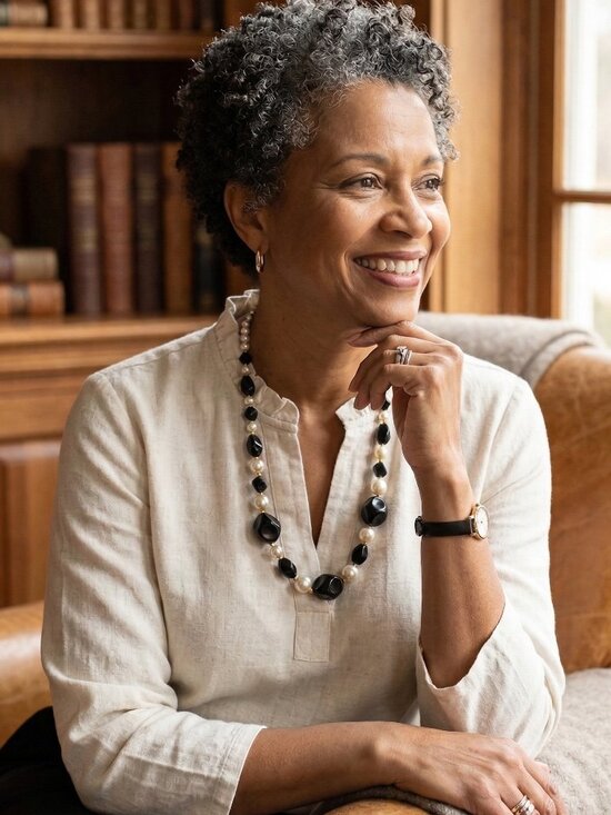 Jewelry - Black Onyx & Pearl Necklace